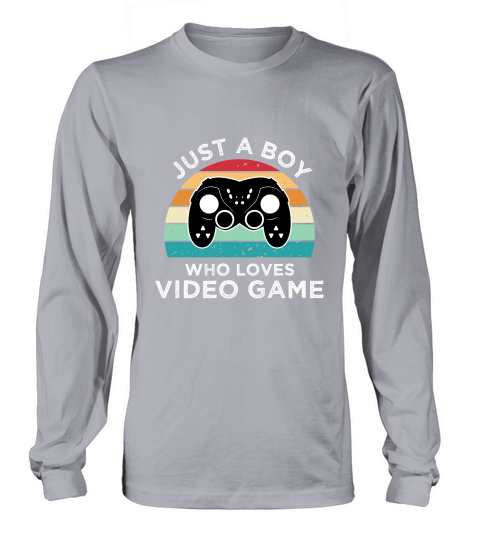 Just a boy who loves arcade game 04 Long sleeved Unisex