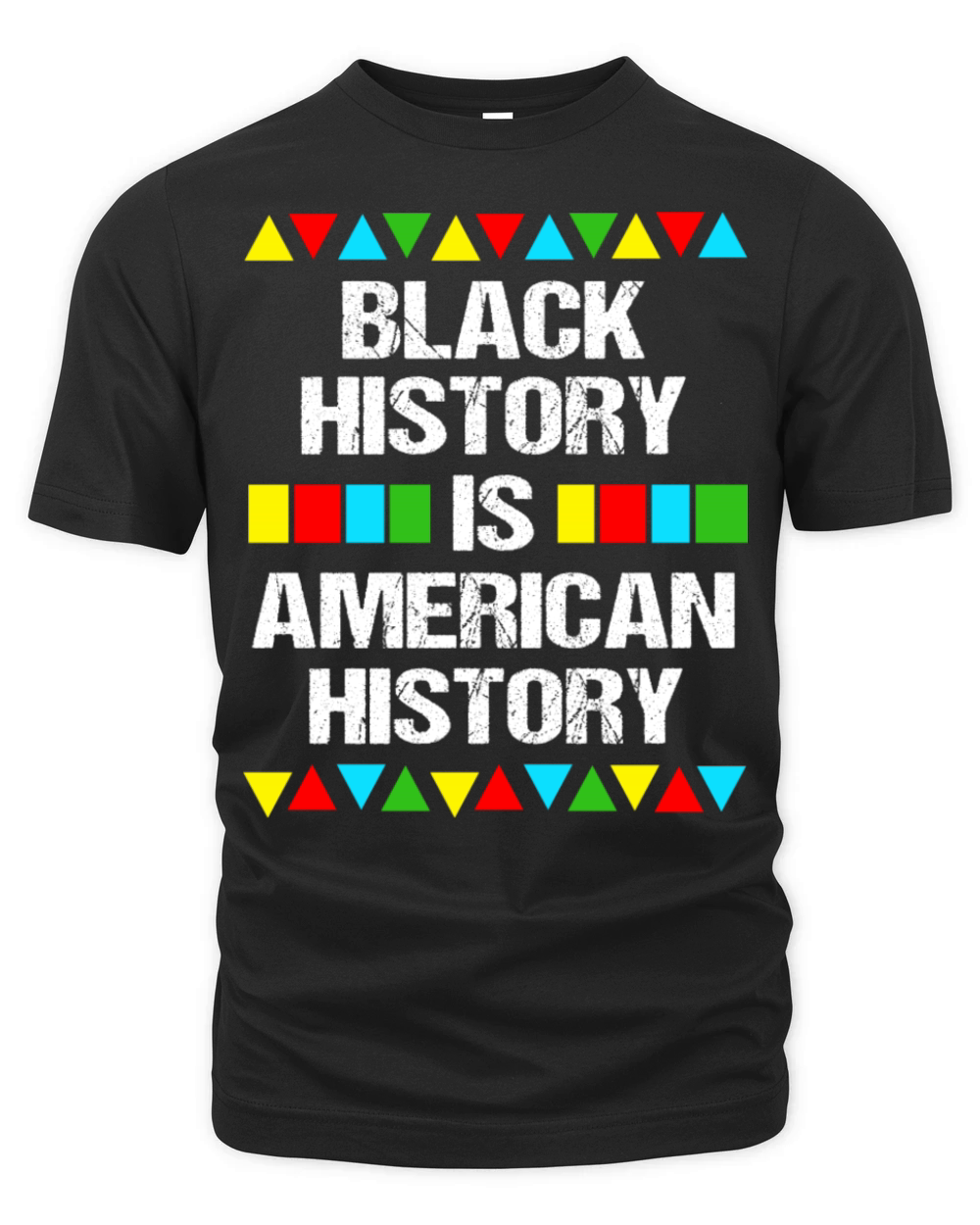 Black History Is American History Organic Unisex T-shirt