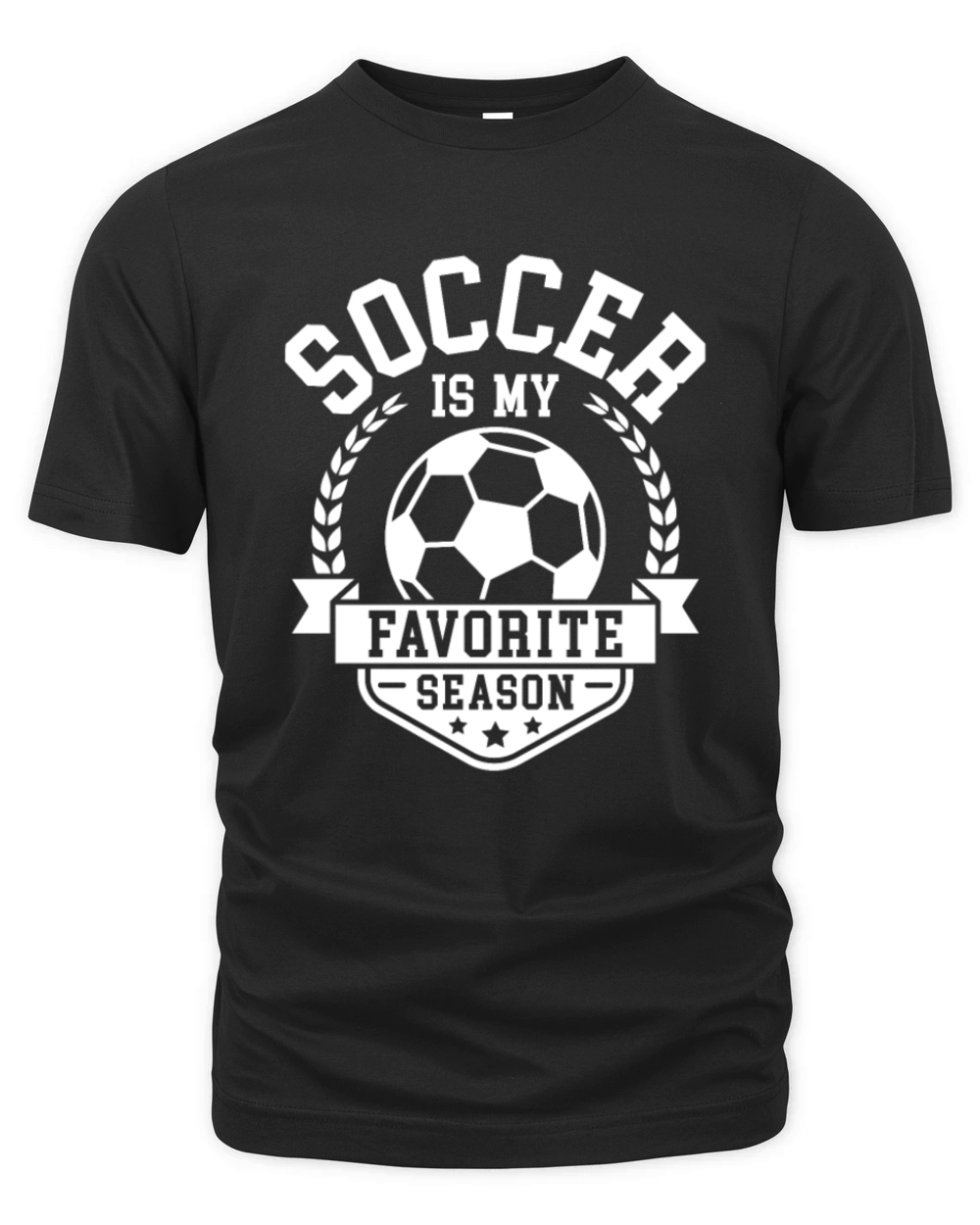 Soccer Is My Favorite Season Club Football Soccer Organic Unisex T-shirt