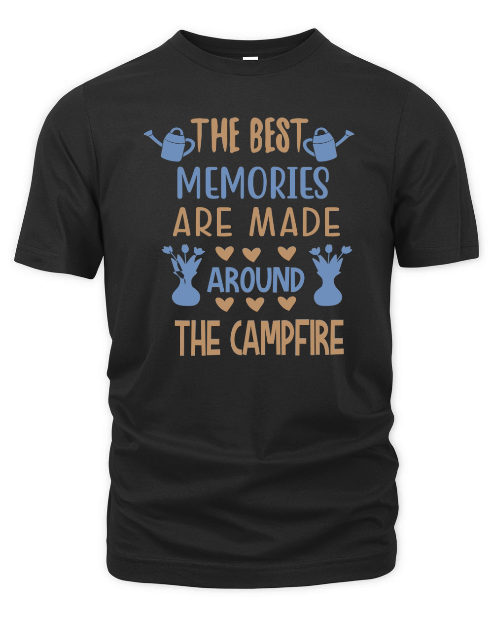 The Best Memories Are Made Around The Campfire Organic Unisex T-shirt