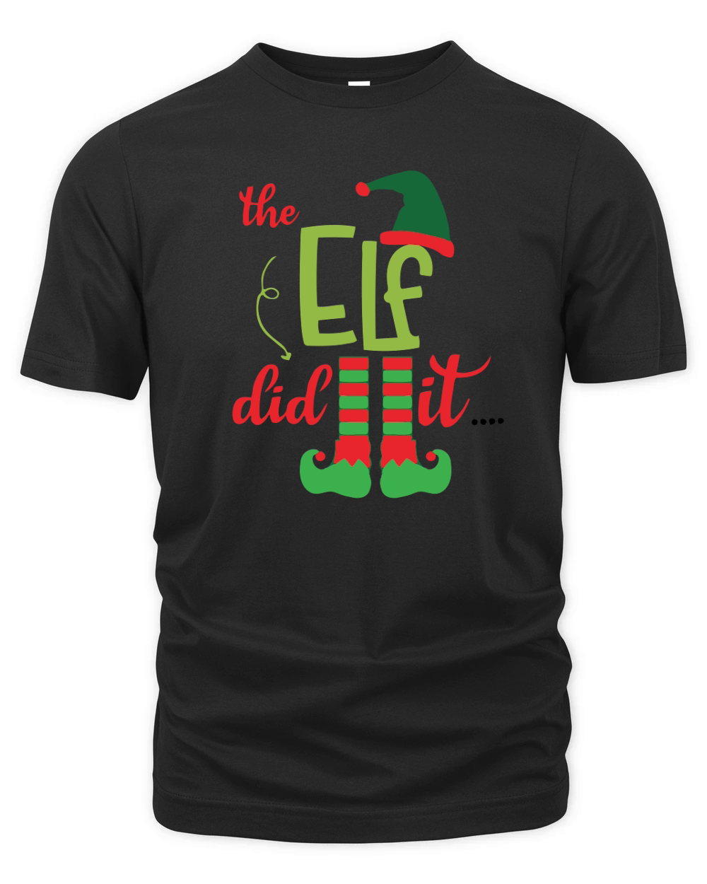 The elf did it Organic Unisex T-shirt