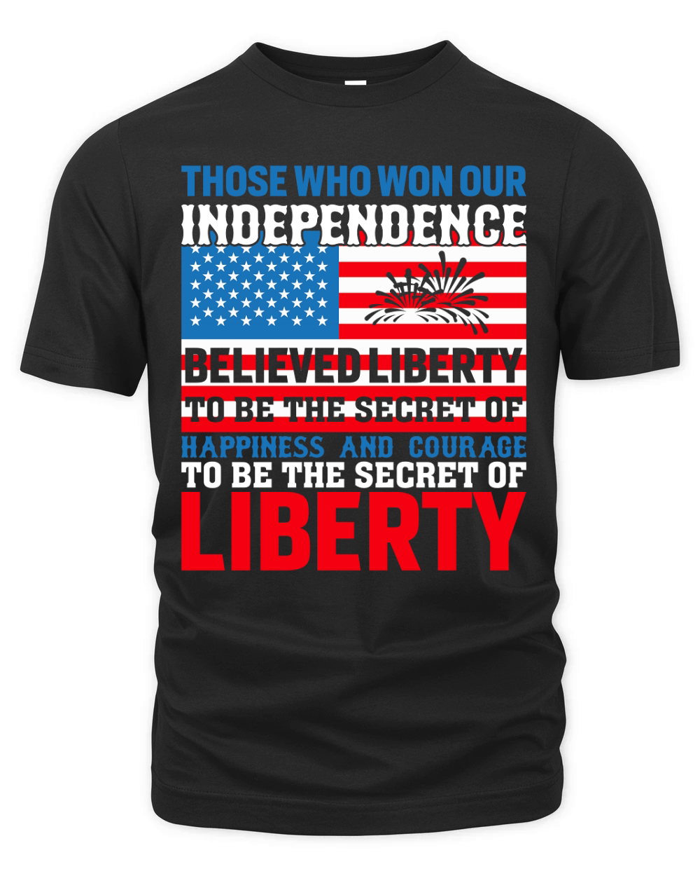 Those who won our Independence Organic Unisex T-shirt