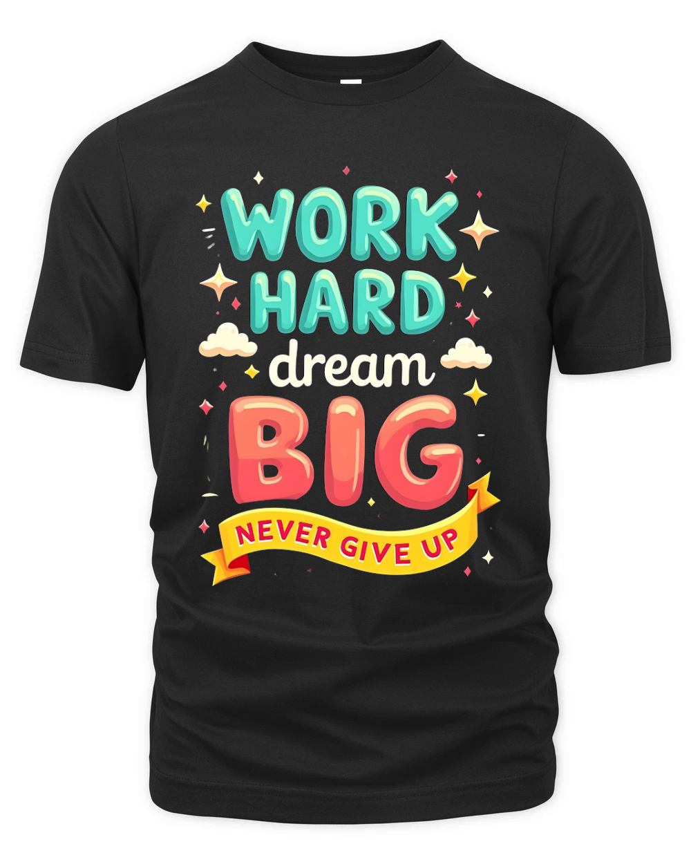 Work hard dream big Organic Unisex T-shirt