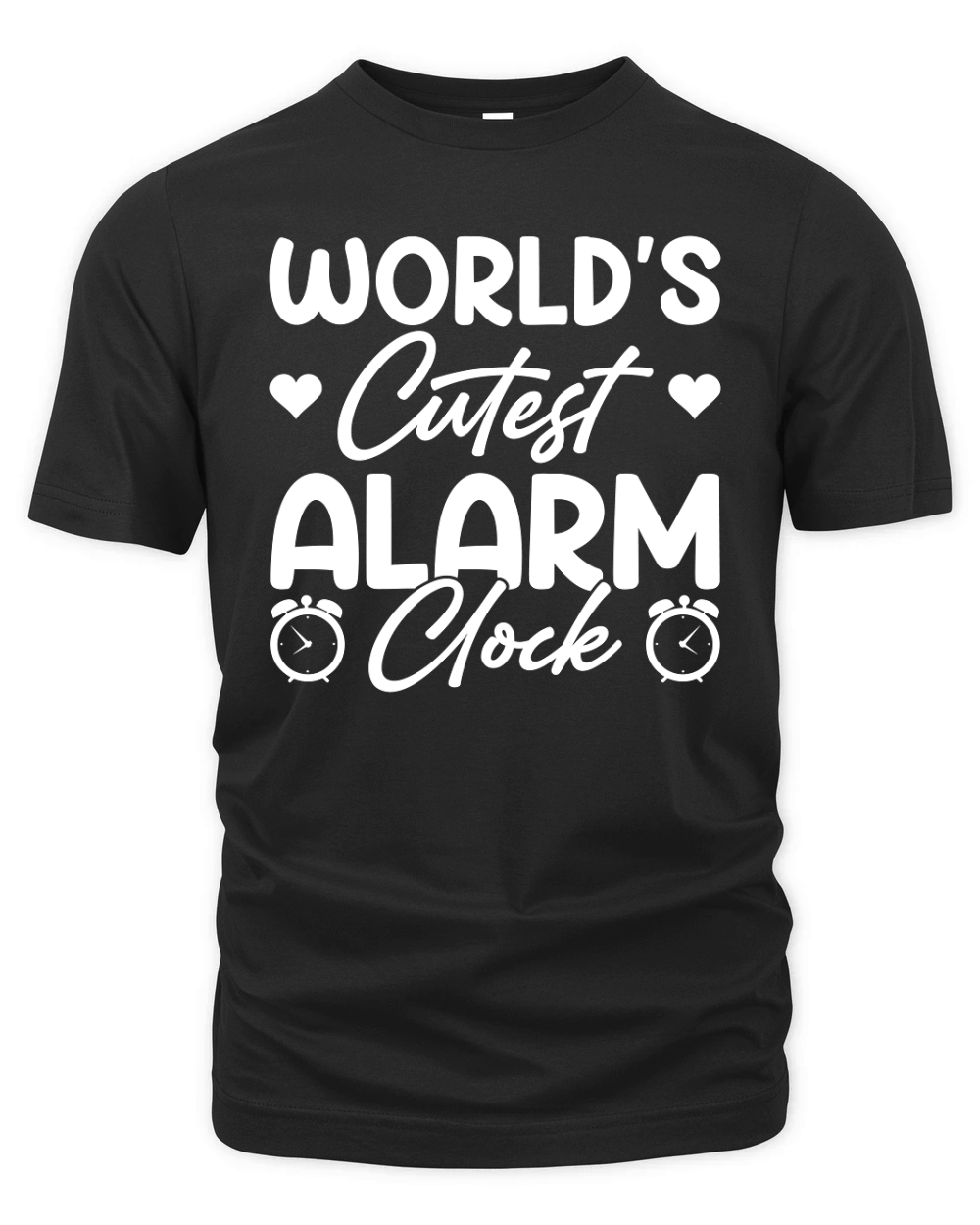 World Cutest Alarm Clock Organic Unisex T-shirt