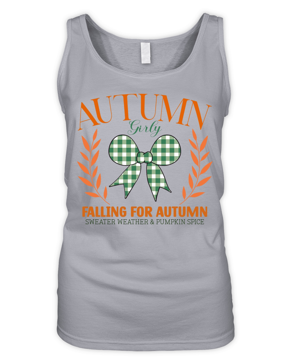 Autumn girly falling for autumn Organic Women's Tank Top