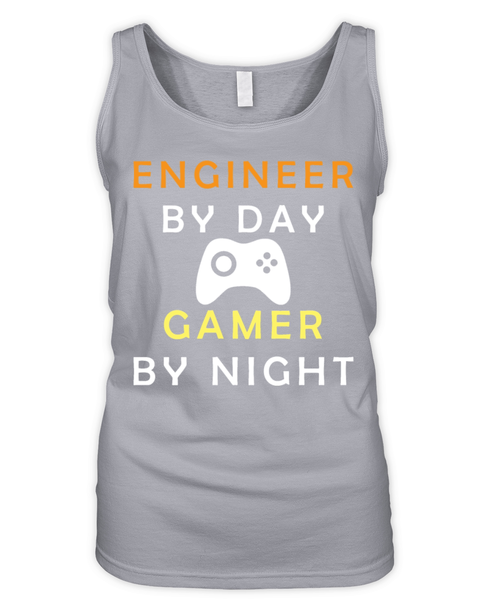 Engineer by day gamer by night Organic Women's Tank Top