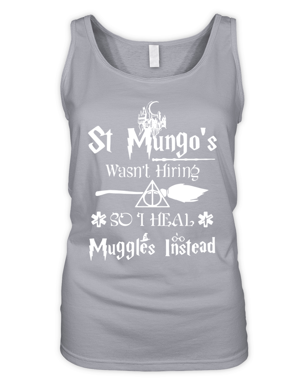 Halloween St Mungos wasnt hiring so I heal Muggles Instead shirt Organic Women's Tank Top