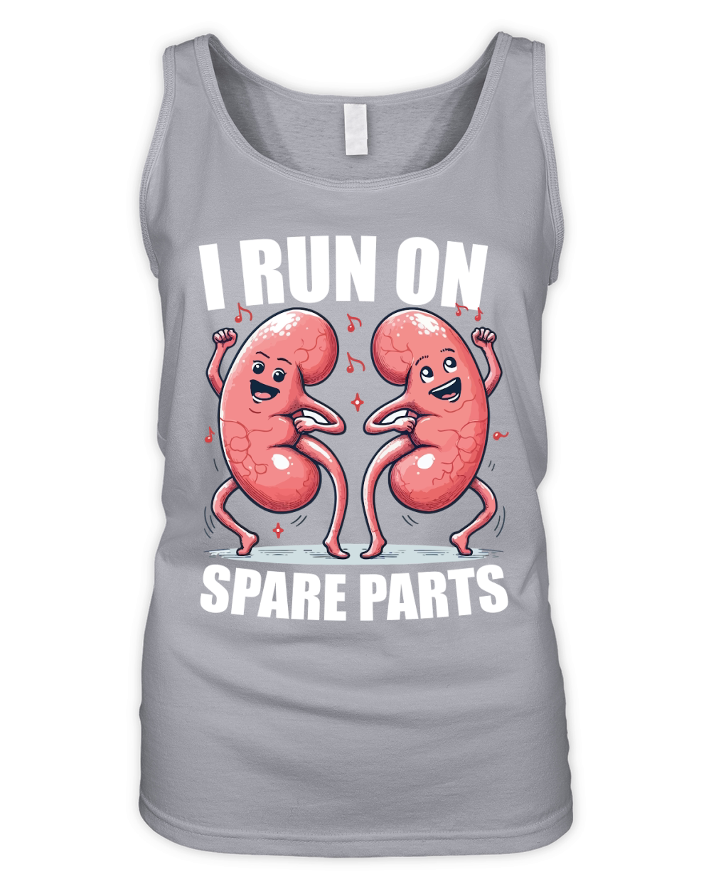 I run on spare parts Organic Women's Tank Top