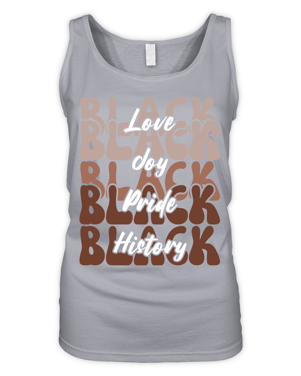 Melanin Shirts for Black Women Black History Organic Women's Tank Top