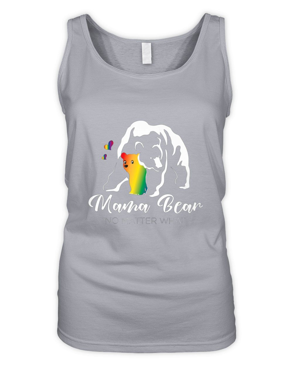 Proud Mom No Matter What LGBTQ LGBT Mom Pride Mama Bear Organic Women's Tank Top