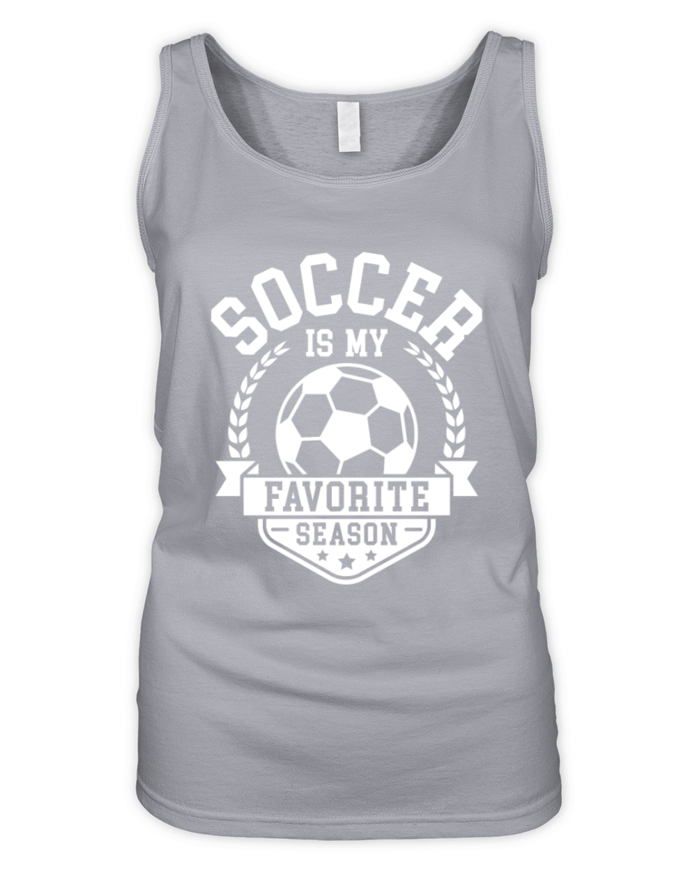 Soccer Is My Favorite Season Club Football Soccer Organic Women's Tank Top