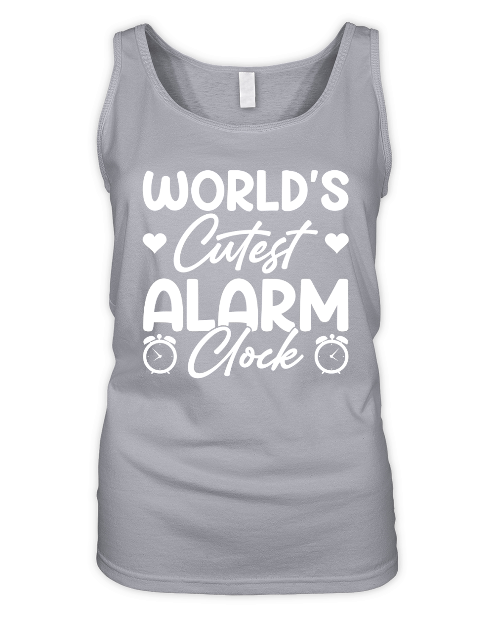 World Cutest Alarm Clock Organic Women's Tank Top