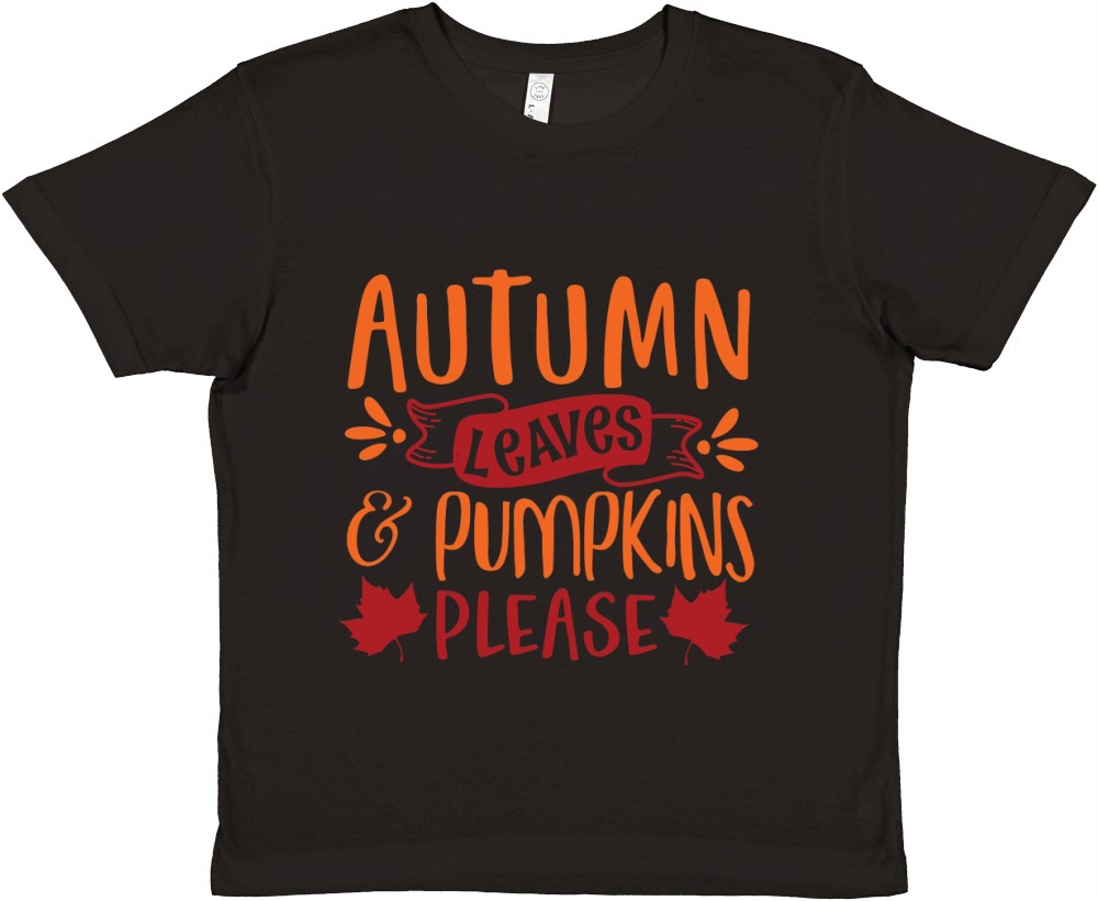Autumn leaves and pumpkins please  (2) Premium Kids Crewneck T-shirt
