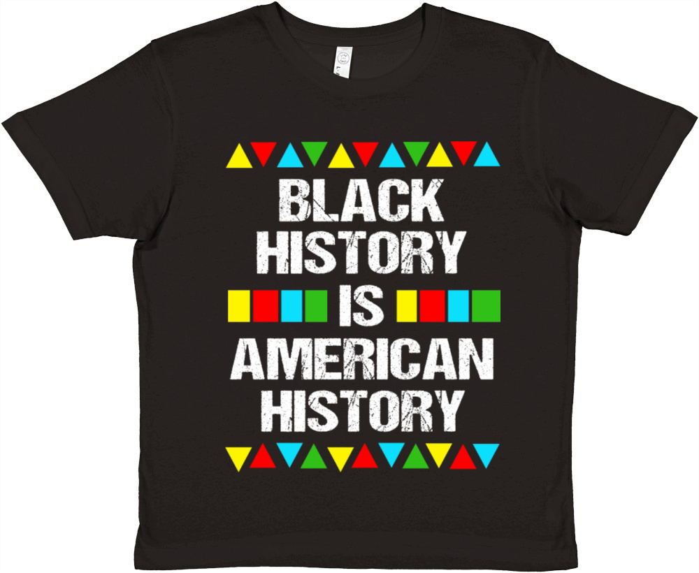 Black History Is American History Premium Kids Crewneck T-shirt