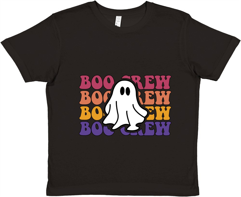 Boo Crew Retro Groovy Vintage Premium Kids Crewneck T-shirt