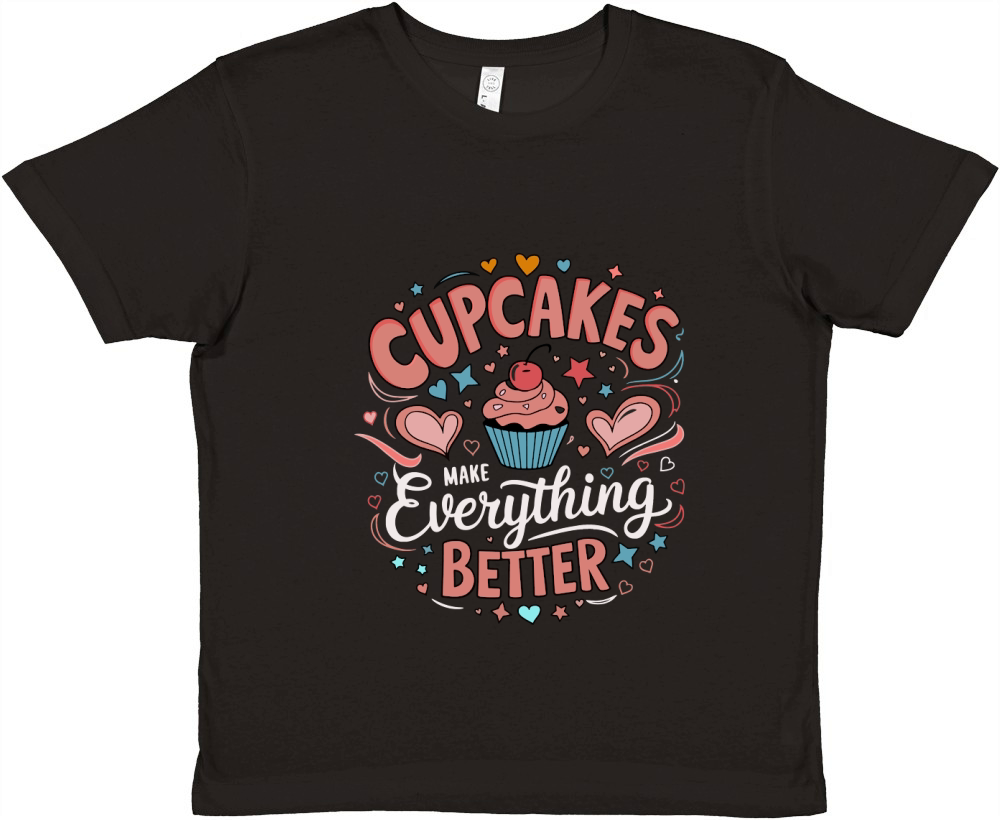 Cupcakes make everything better Premium Kids Crewneck T-shirt