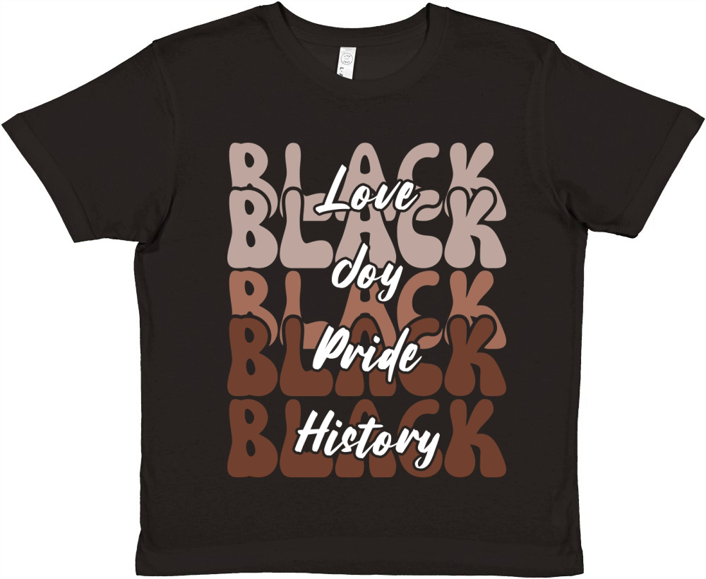 Melanin Shirts for Black Women Black History Premium Kids Crewneck T-shirt
