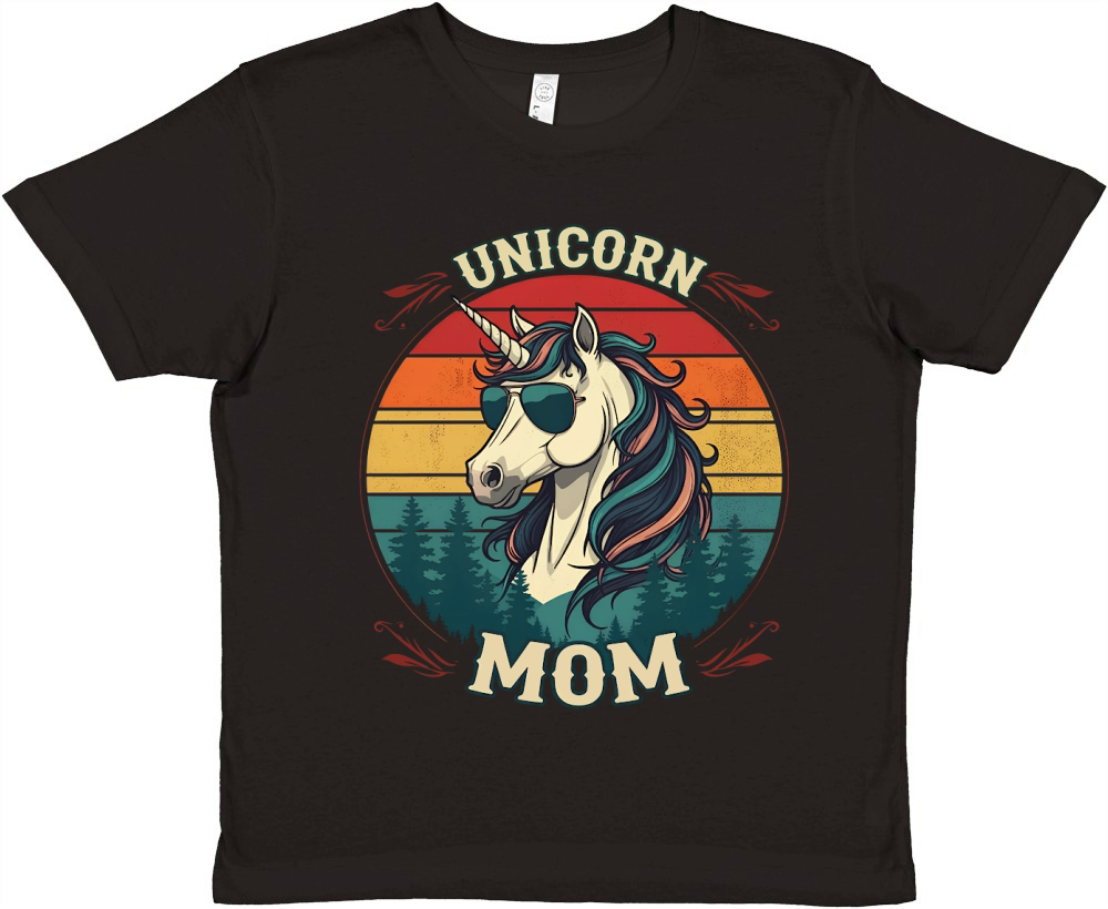 Unicorn mom Premium Kids Crewneck T-shirt