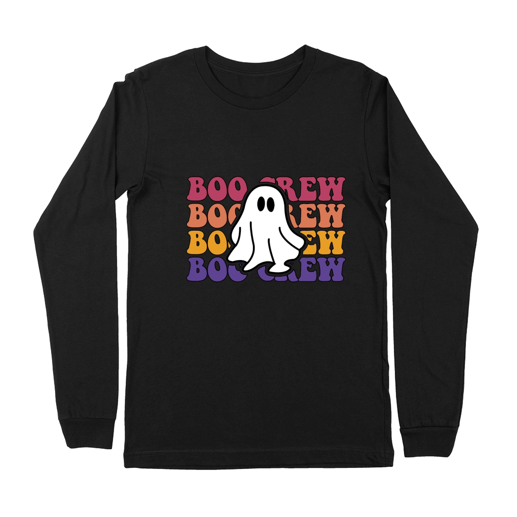 Boo Crew Retro Groovy Vintage Premium Long Sleeve