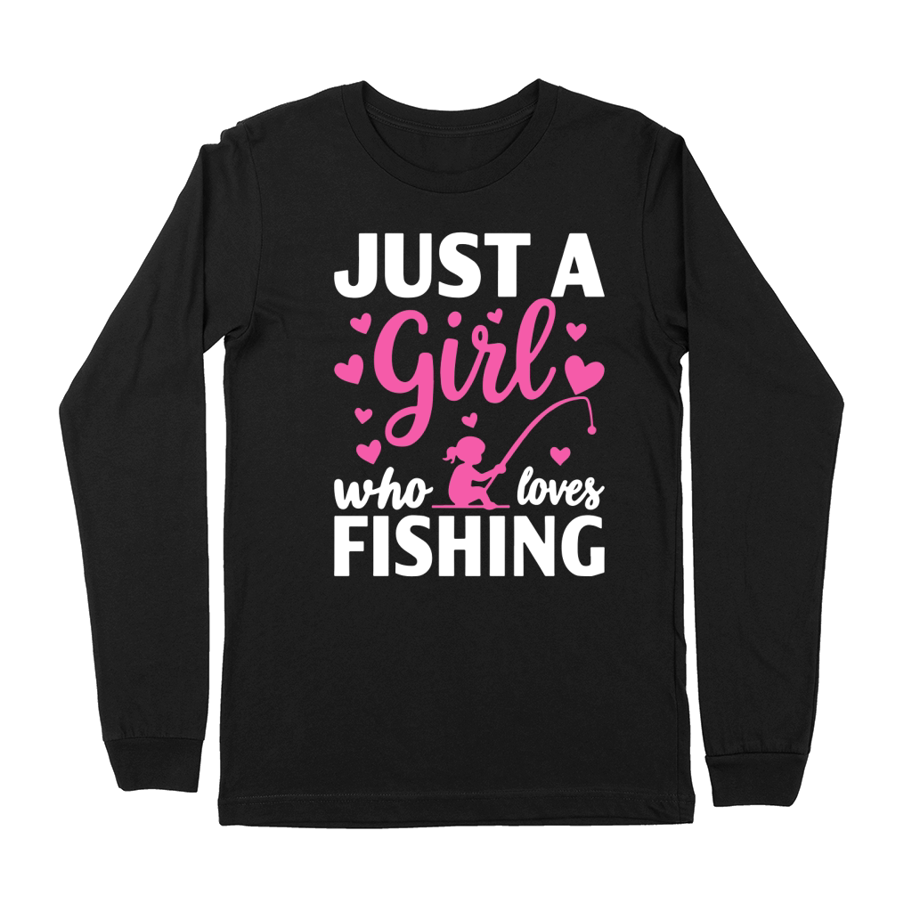 Just a girl who loves fishing Premium Long Sleeve