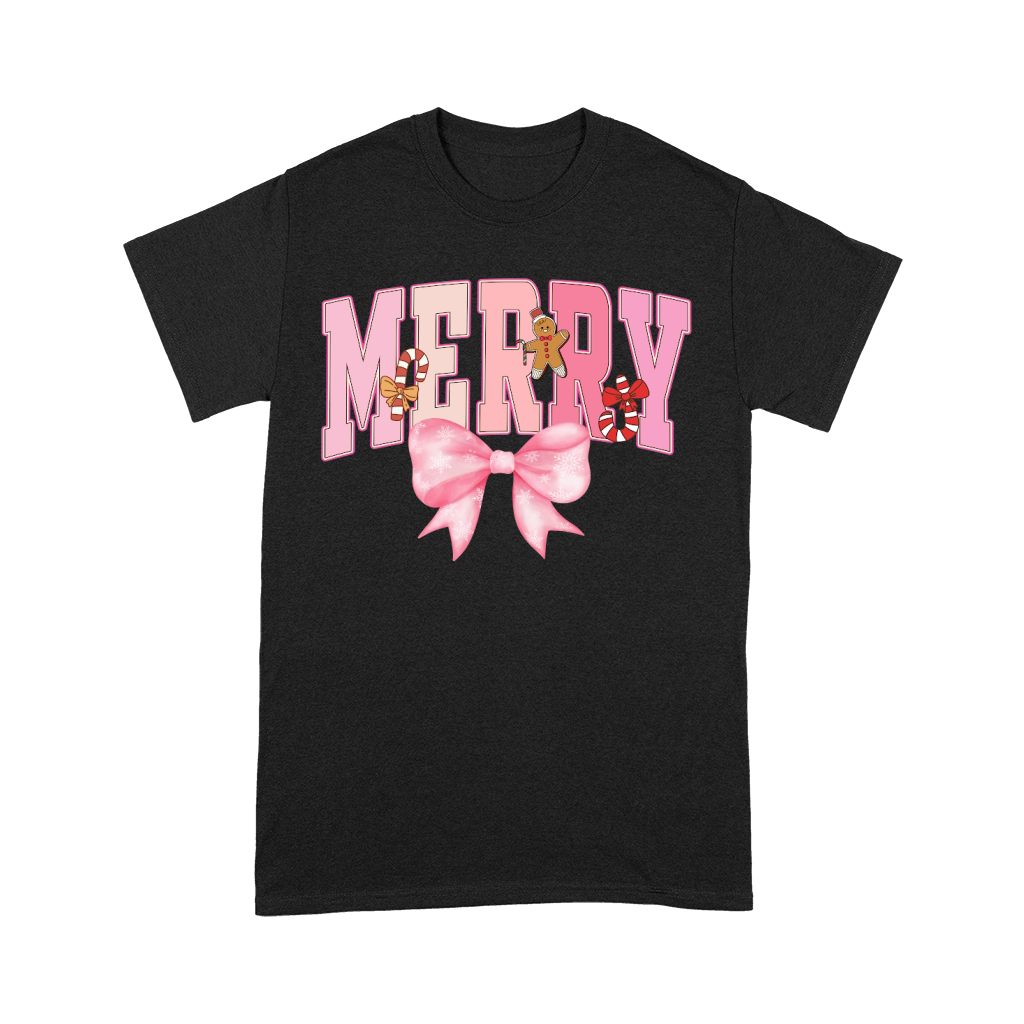 Merry Bow Pink L4 Premium T-shirt