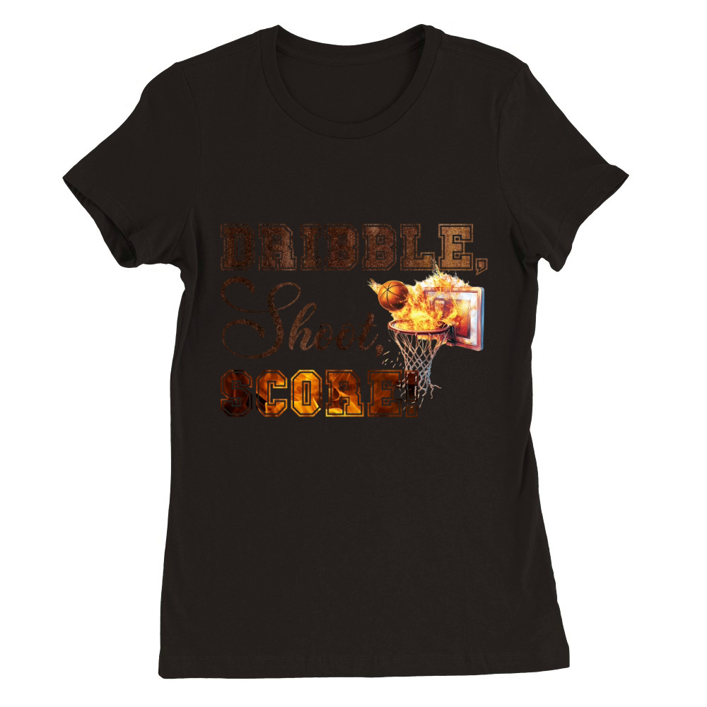 11 Dribble Shoot Premium Womens Crewneck T-shirt
