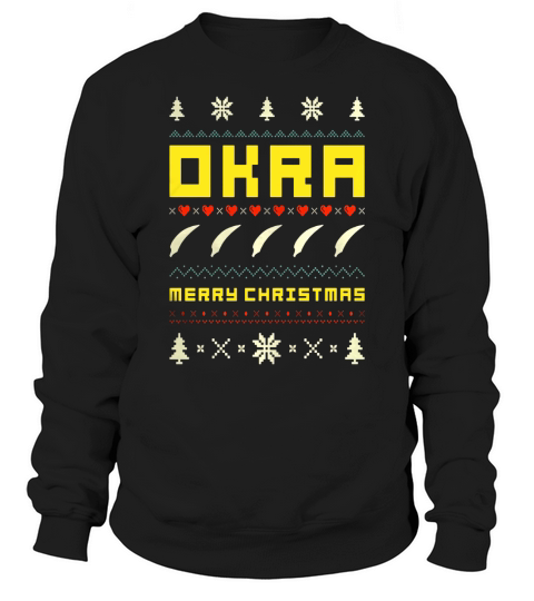 OKRA Ugly Christmas Vintage Retro Style Sweatshirt Unisex