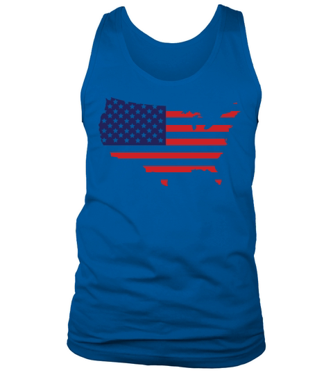 4th of july American flag Tank Top Unisex