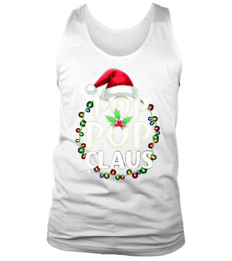 Pop Pop Claus Christmas 3 Tank Top Unisex