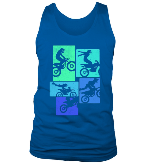 Retro with motocross Tank Top Unisex