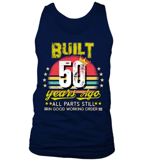 Vintage Birthday 50 Tank Top Unisex