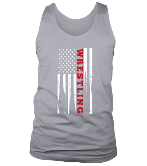 Wrestling USA Flag Shirt Gift Wrestler Men Women Tank Top Unisex