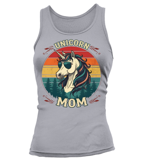 Unicorn mom Tank top Woman