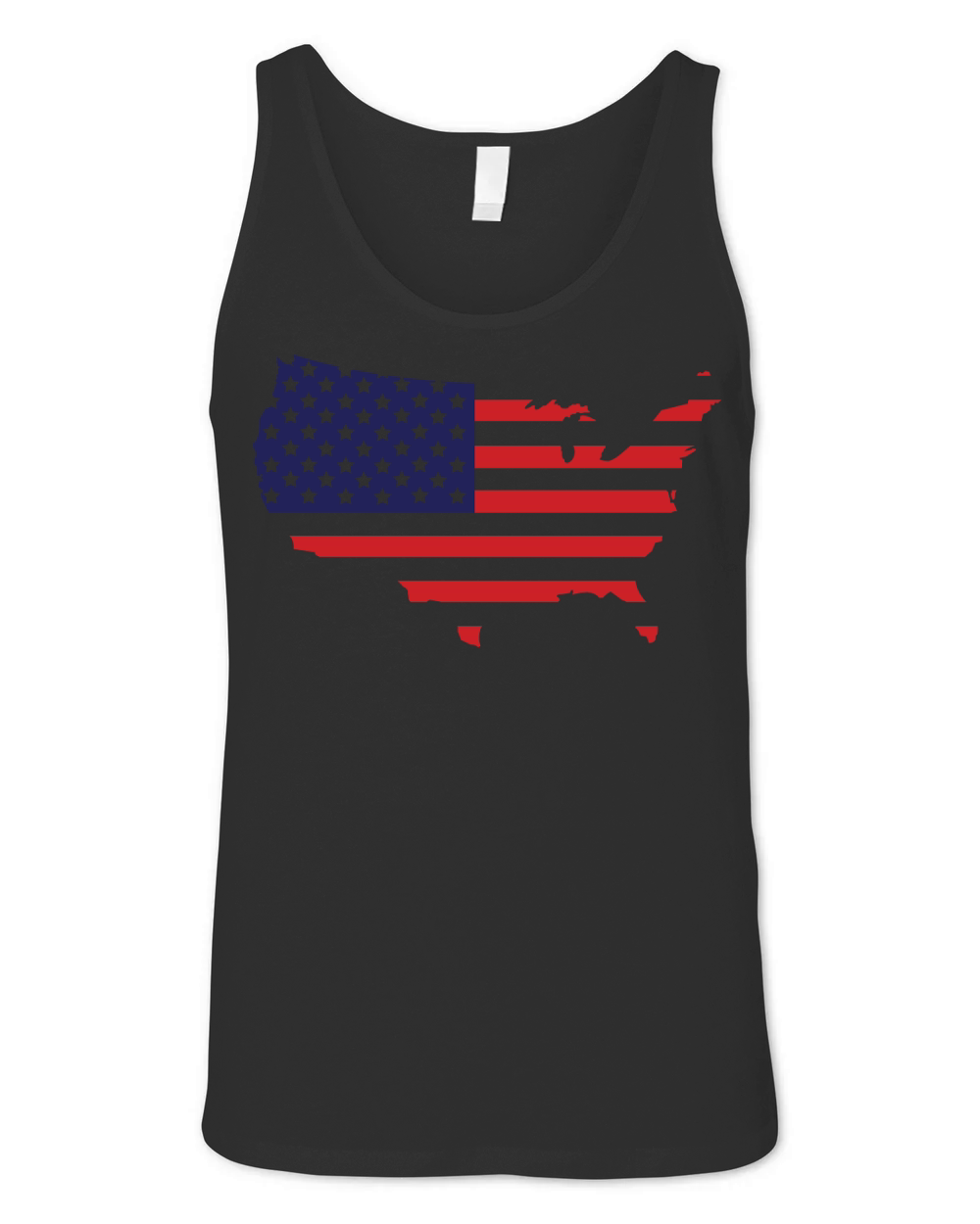 4th of july American flag Unisex Jersey Tank