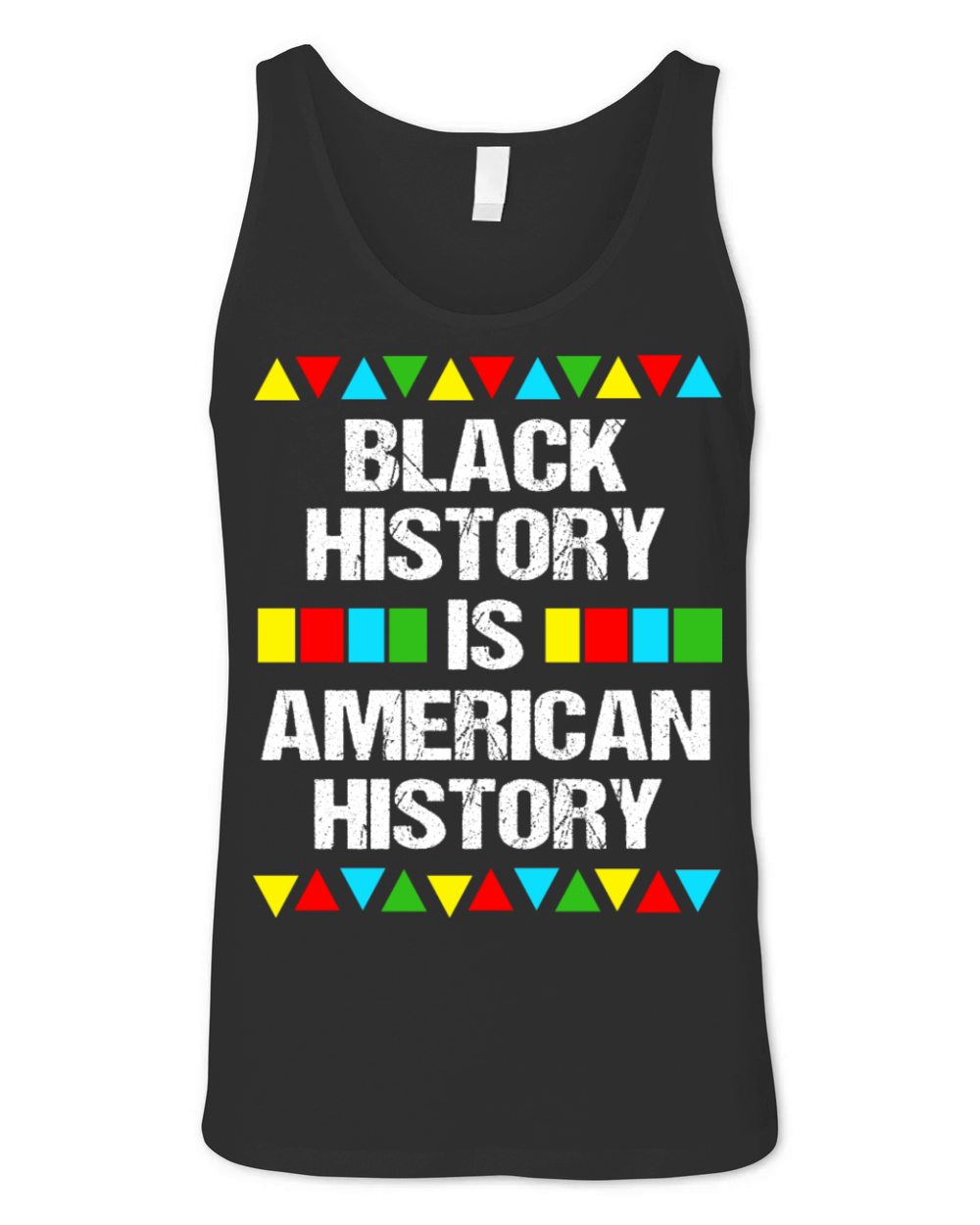 Black History Is American History Unisex Jersey Tank