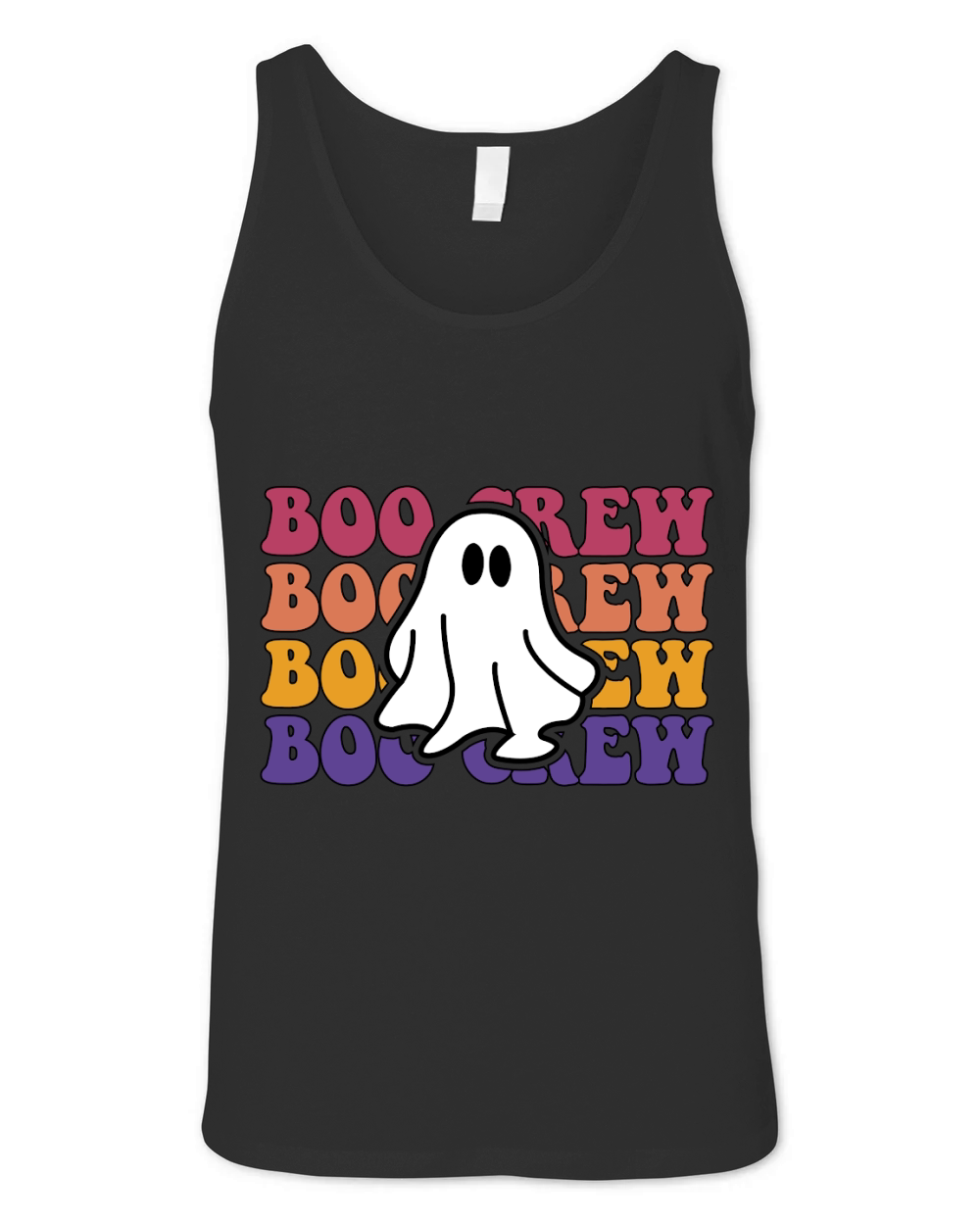 Boo Crew Retro Groovy Vintage Unisex Jersey Tank