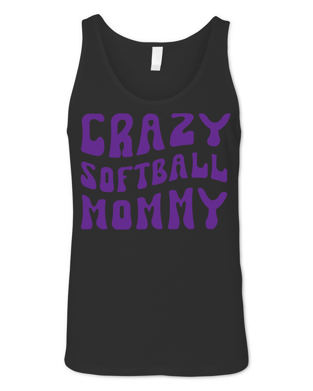 Crazy Softball Mommy Unisex Jersey Tank
