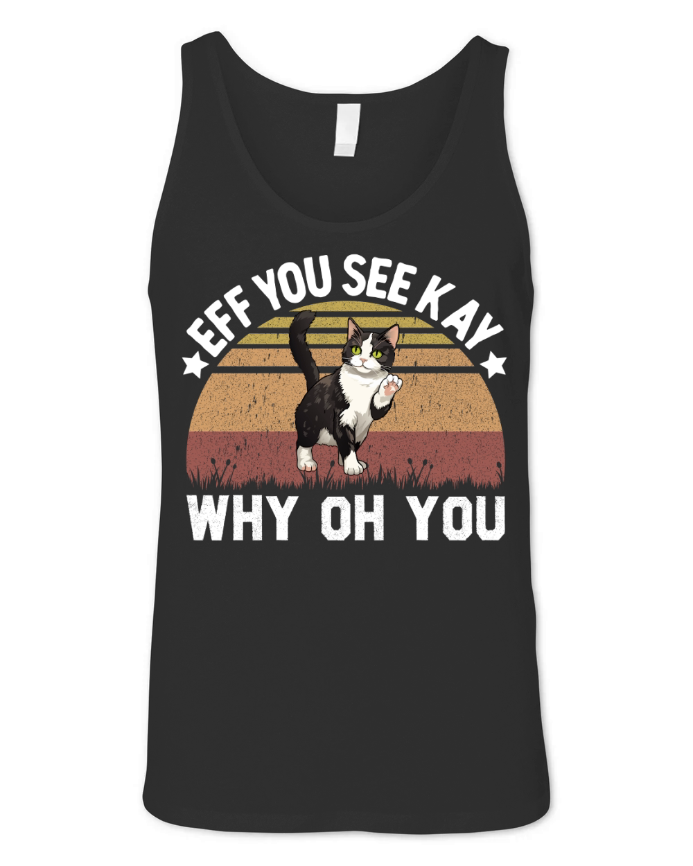 EFF YOU SEE KAY HHY OH YOU Unisex Jersey Tank