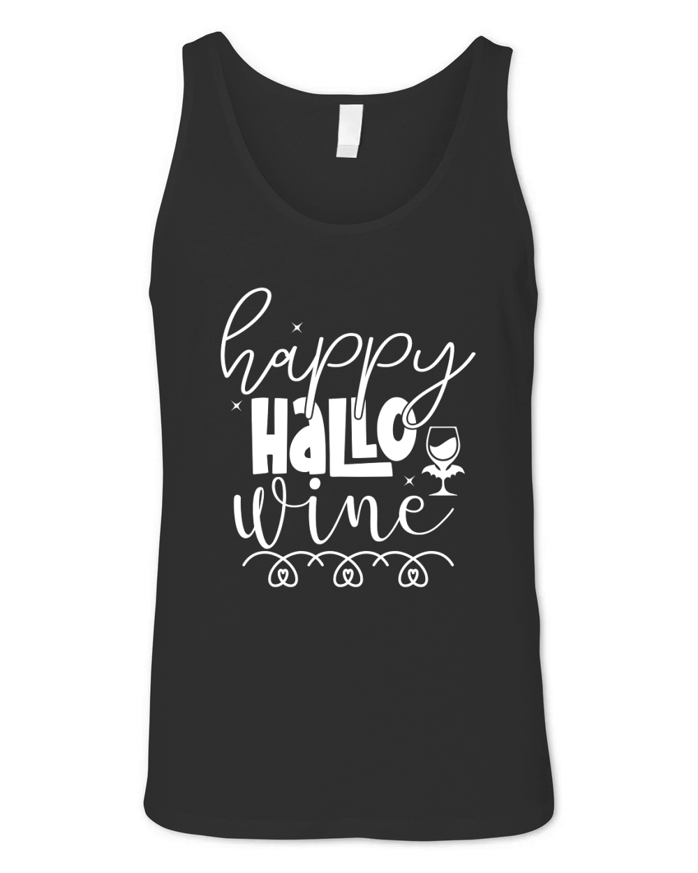 Happy Hallo Wine Unisex Jersey Tank