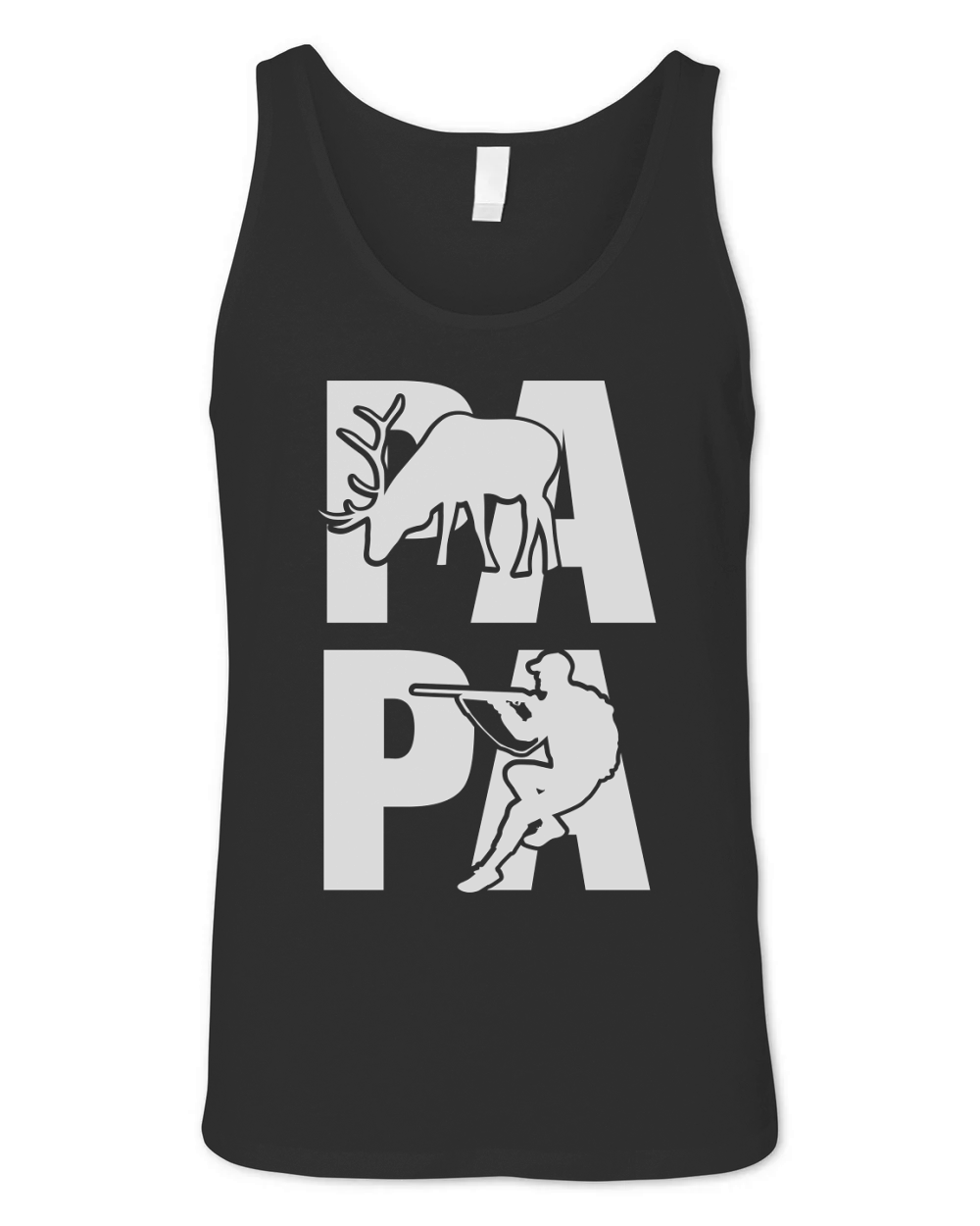 PAPA Hunter Dad Unisex Jersey Tank