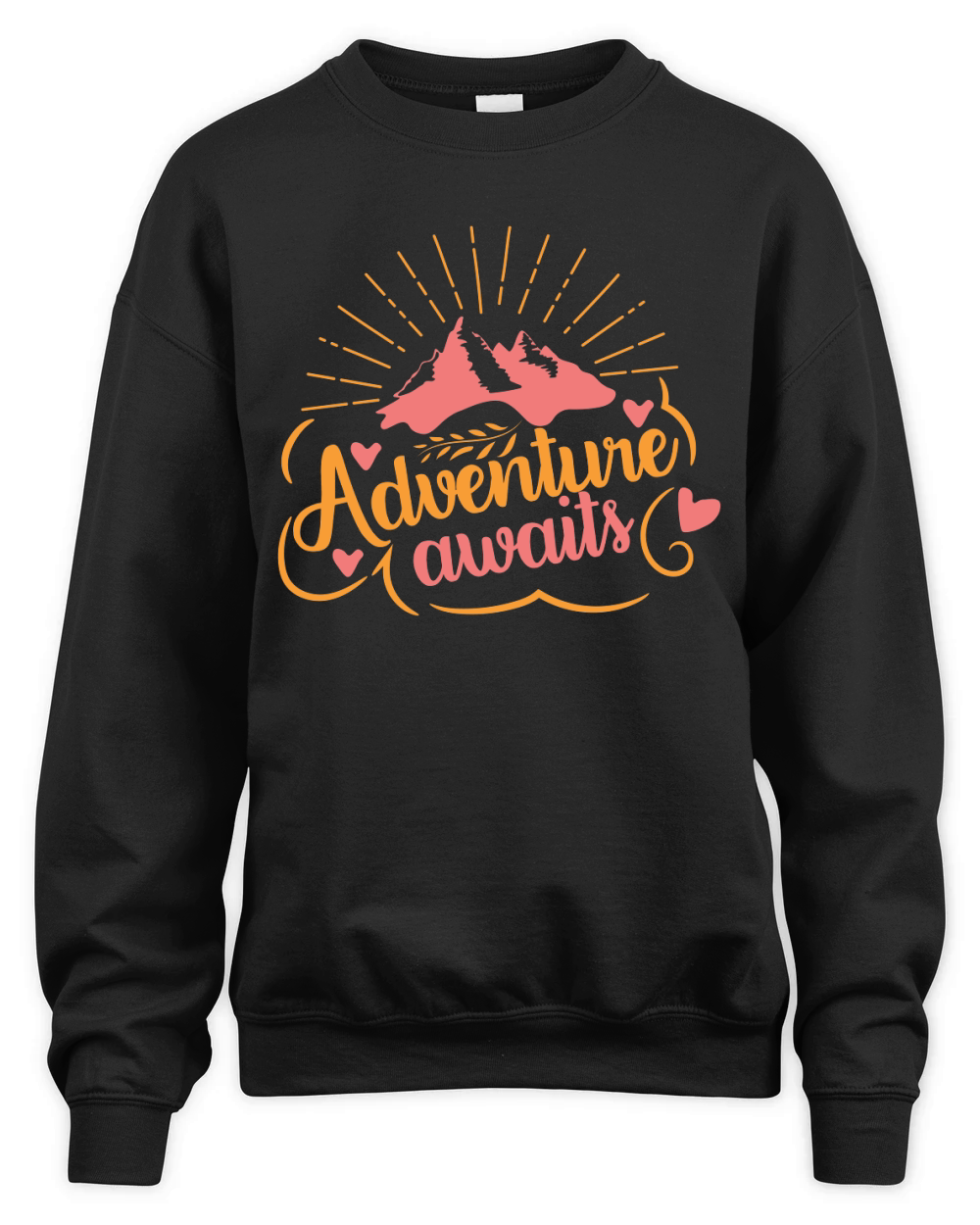 Adventure Awaits Unisex Premium Crewneck Sweatshirt