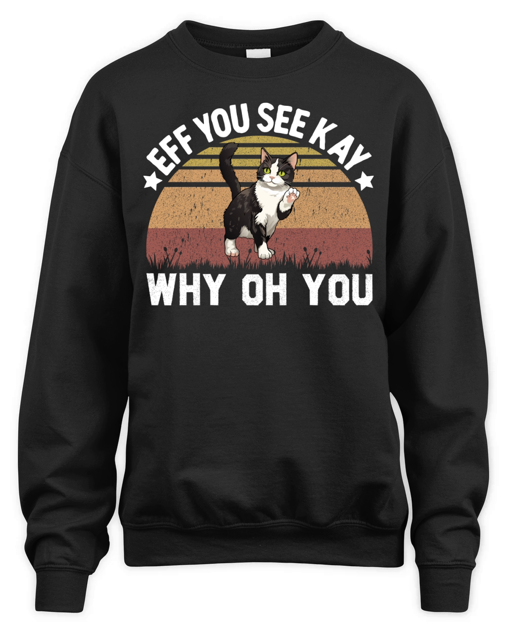 EFF YOU SEE KAY HHY OH YOU Unisex Premium Crewneck Sweatshirt