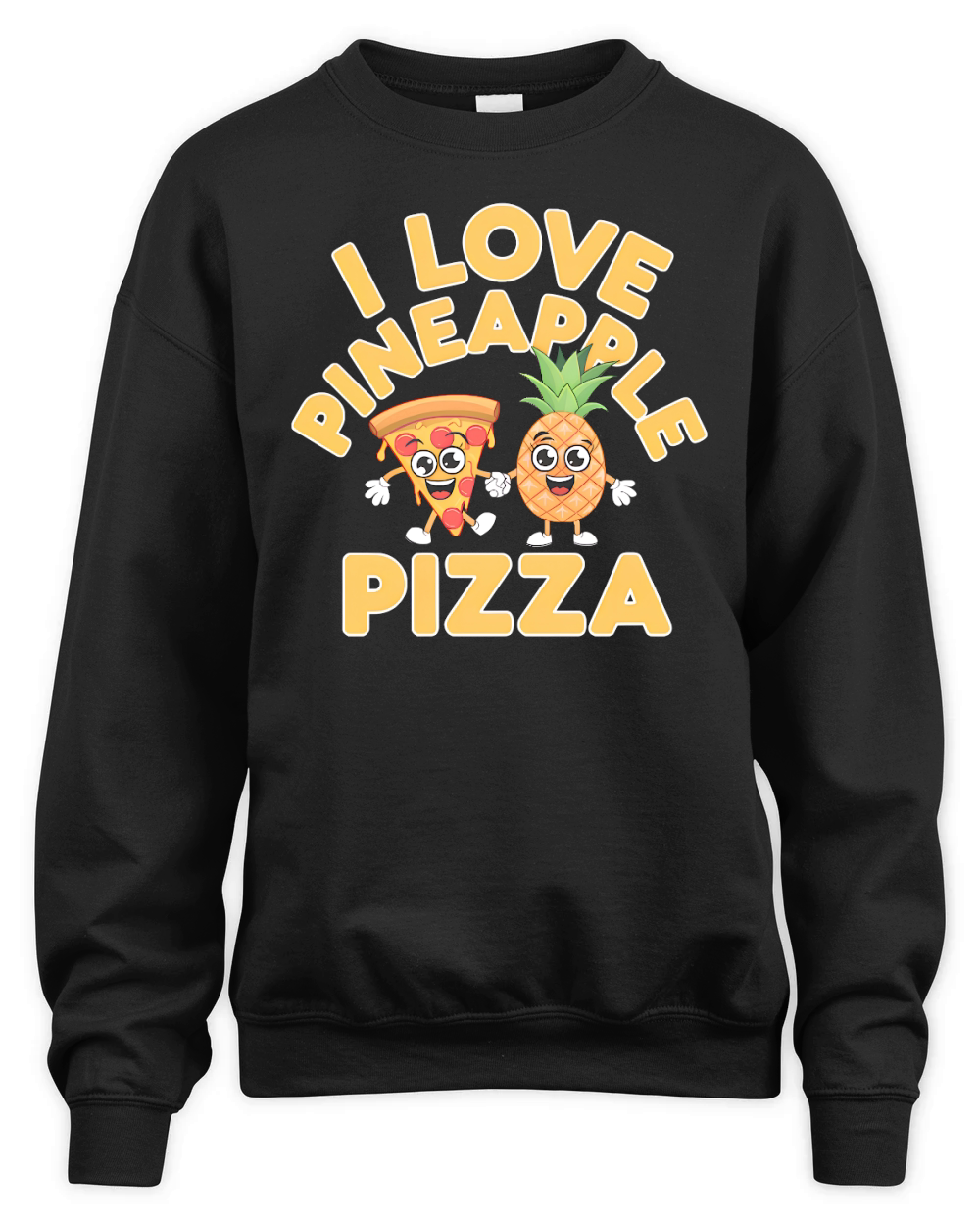 I Love Pineapple Pizza 03 Unisex Premium Crewneck Sweatshirt