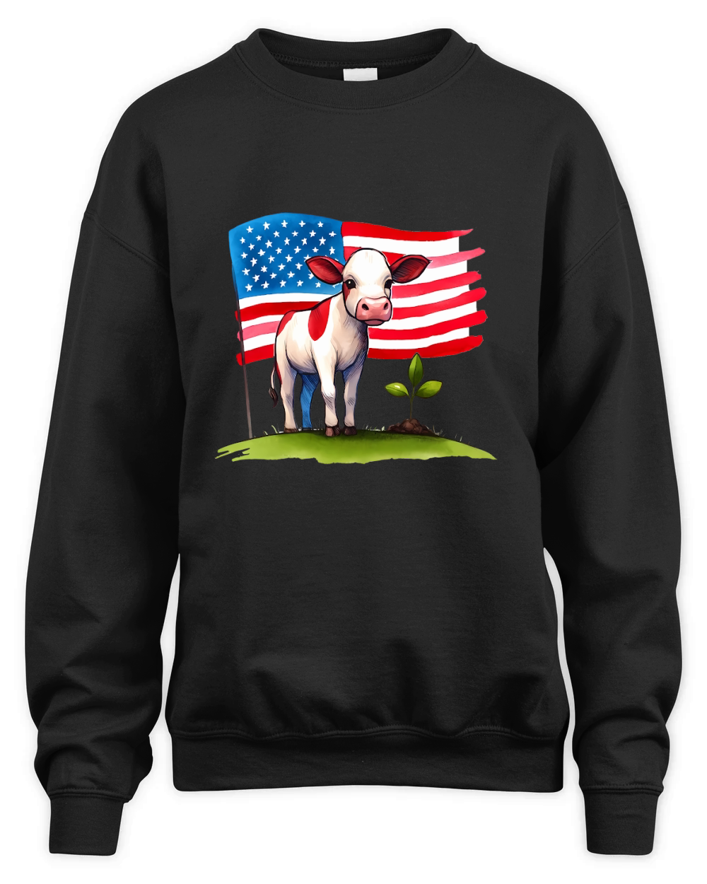 land of the free 02 Unisex Premium Crewneck Sweatshirt