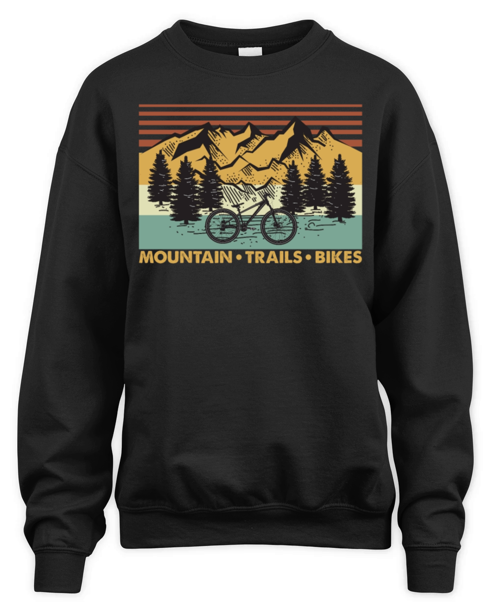 Mountain Trails Bikes Vintage Unisex Premium Crewneck Sweatshirt