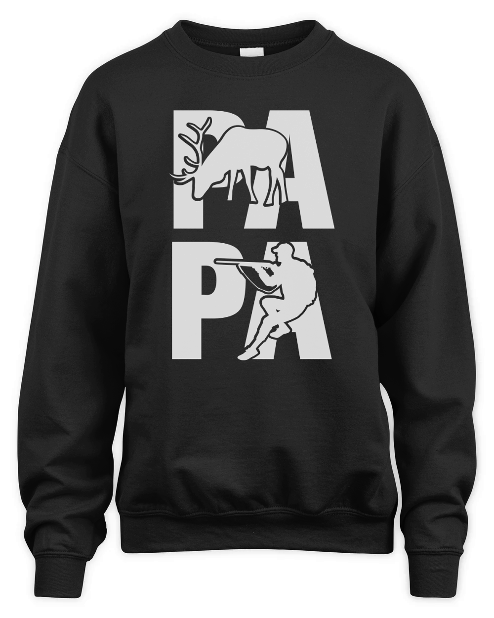 PAPA Hunter Dad Unisex Premium Crewneck Sweatshirt