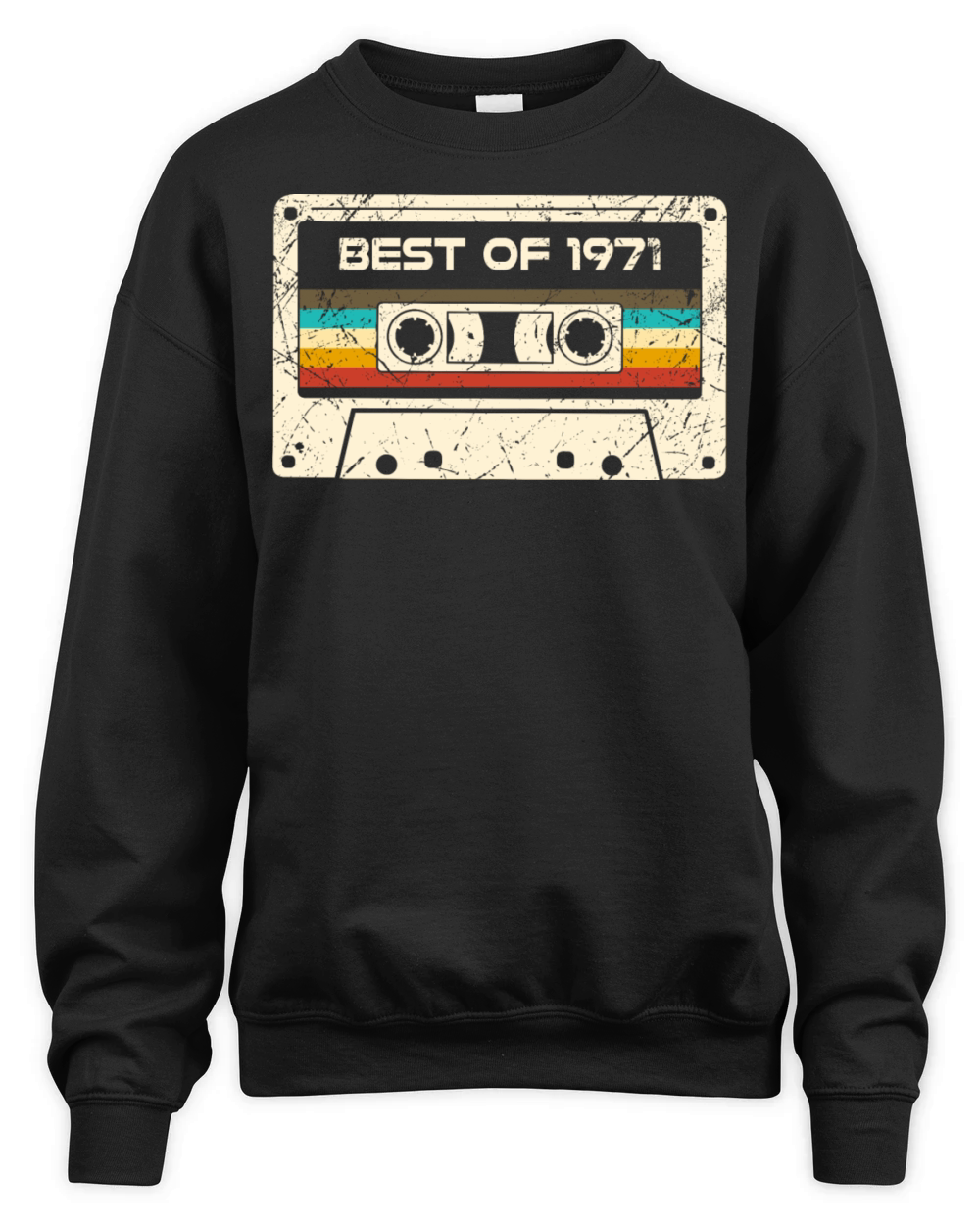 Vintage 1971 50th Birthday Est 1971 Unisex Premium Crewneck Sweatshirt
