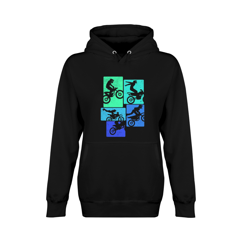 Retro with motocross Unisex Premium Pullover Hoodie