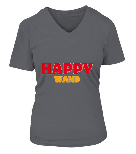 Happy wand V-neck T-Shirt Woman