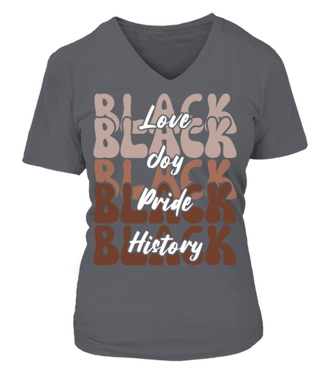 Melanin Shirts for Black Women Black History V-neck T-Shirt Woman